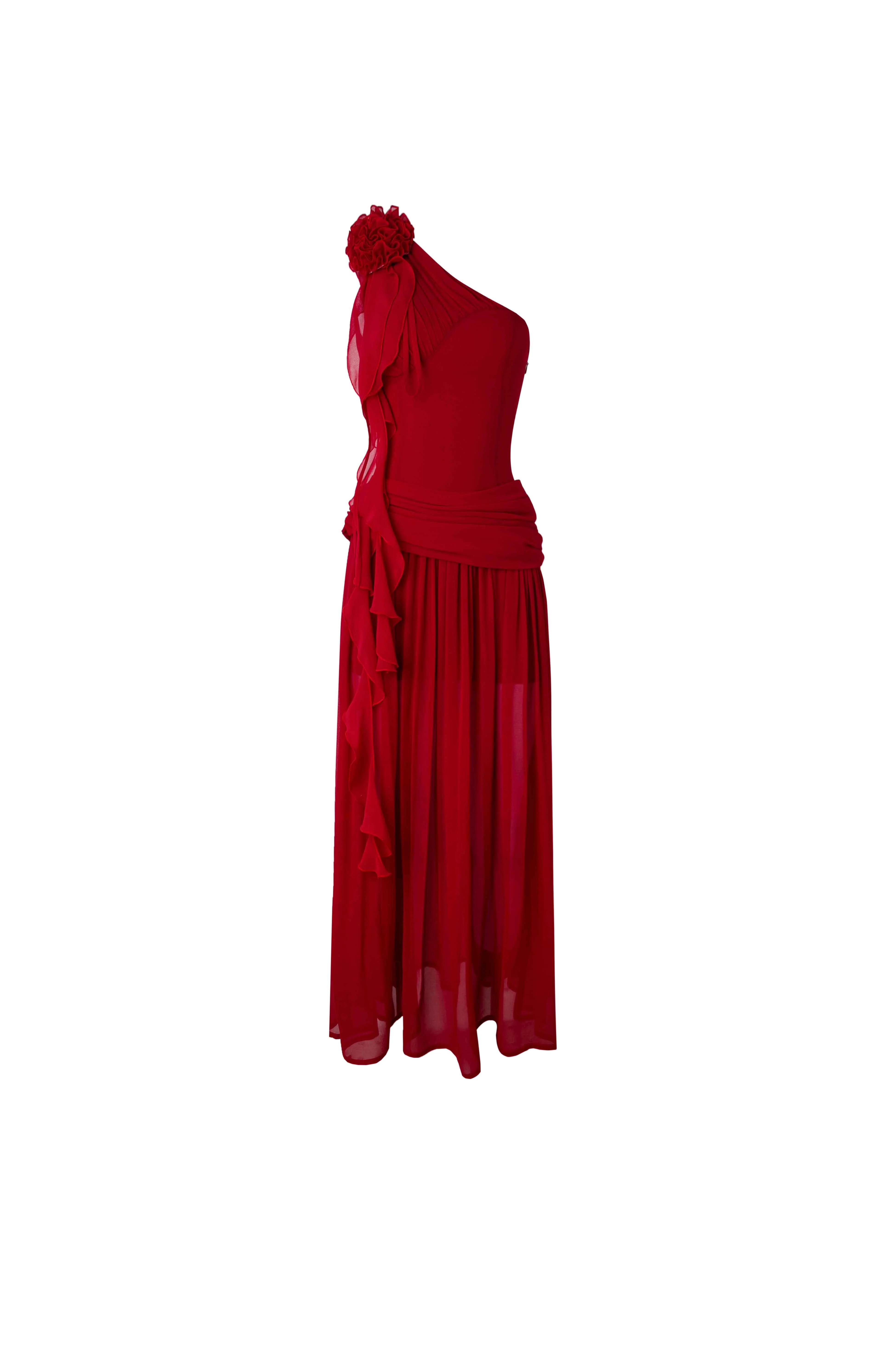 Greek-Inspired High Waist Maxi Dress - Image 7
