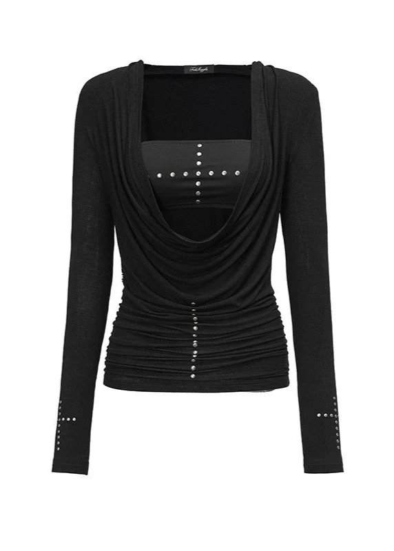 Tencel Wool Rivet Knit Two-Piece Set - Image 9