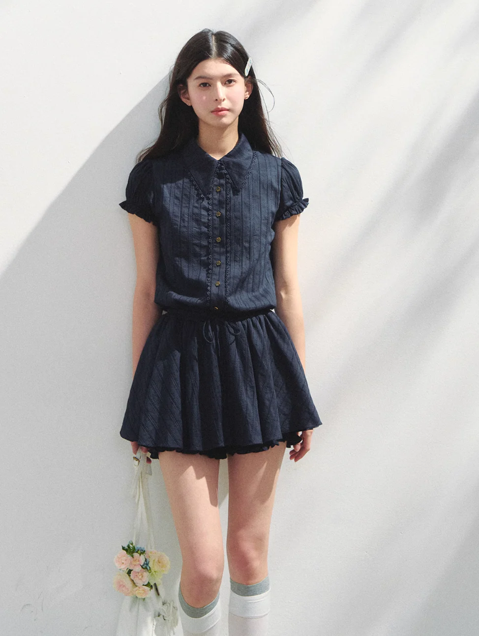 Tibetan Academy Style Short Sleeve Dress - Image 2