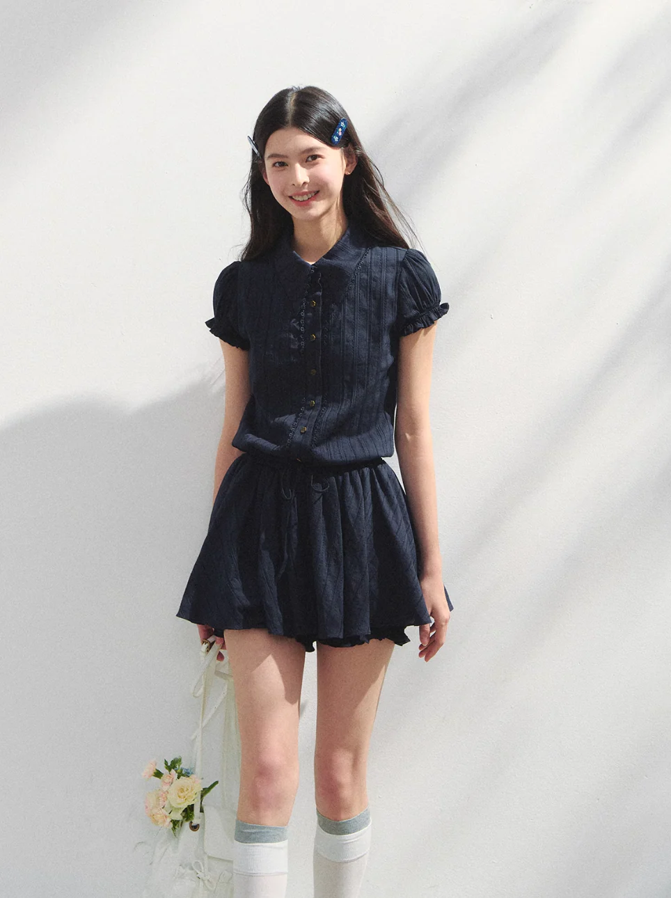 Tibetan Academy Style Short Sleeve Dress - Image 3