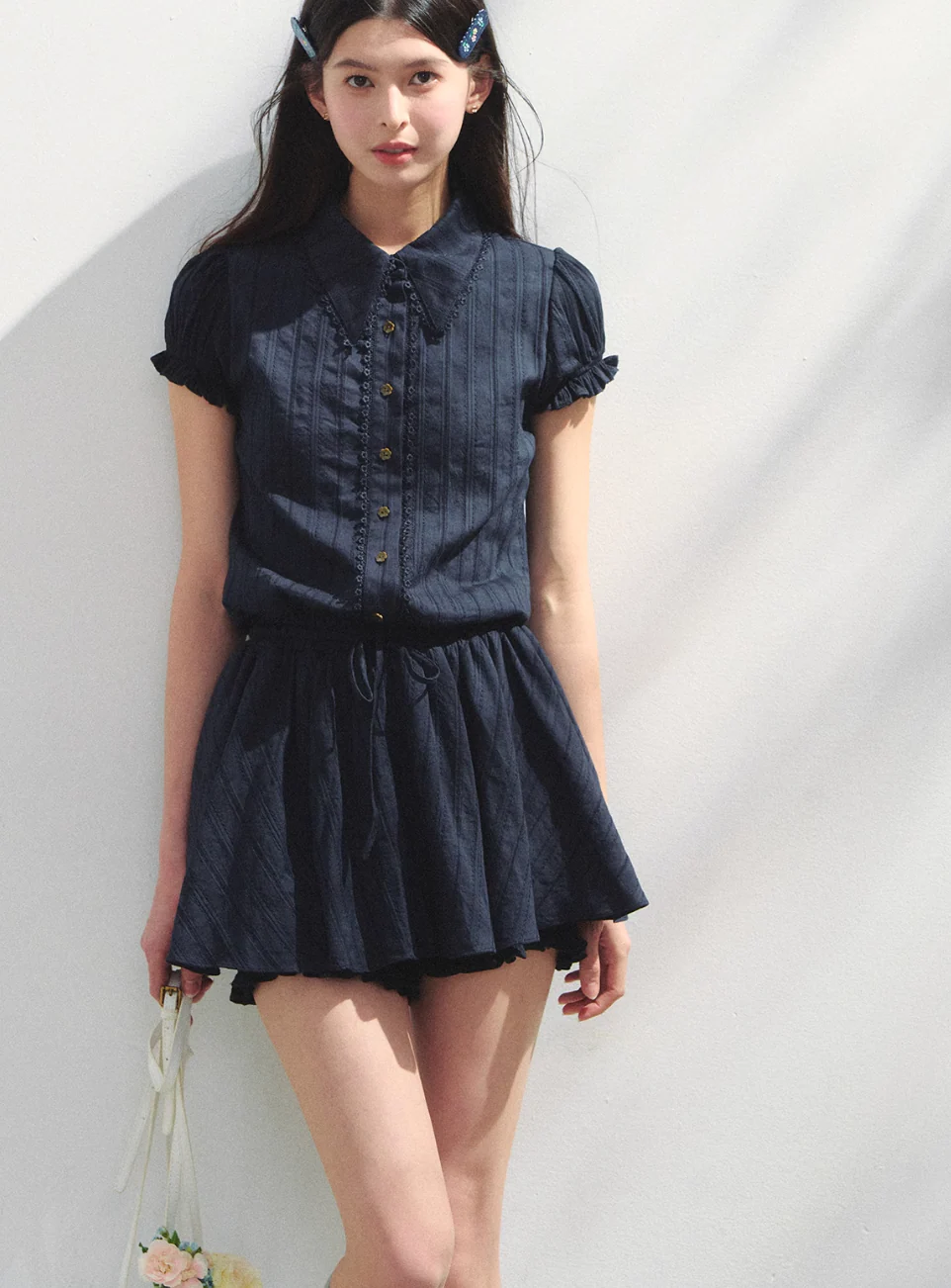 Tibetan Academy Style Short Sleeve Dress - Image 6