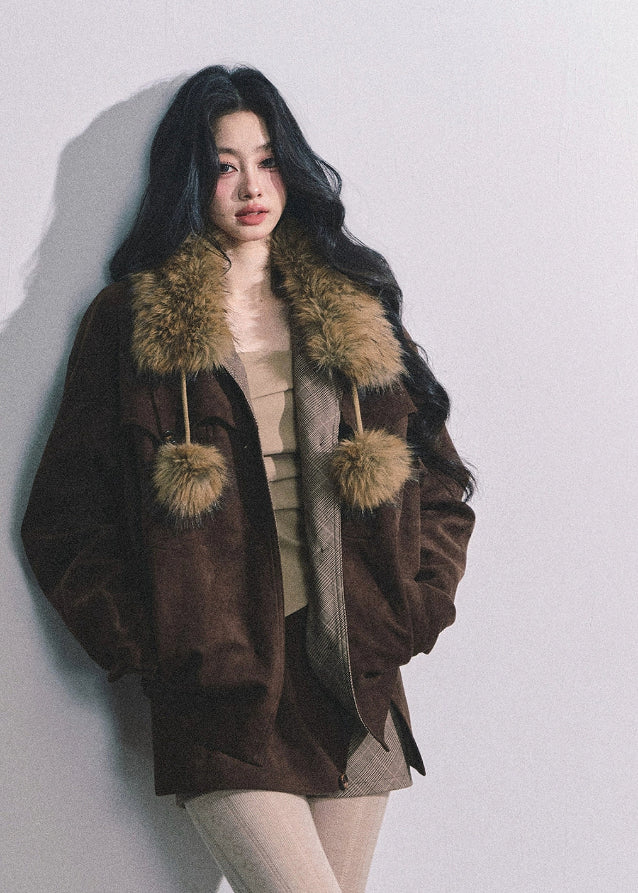 Académie Suede Plaid Ensemble set up - Image 4