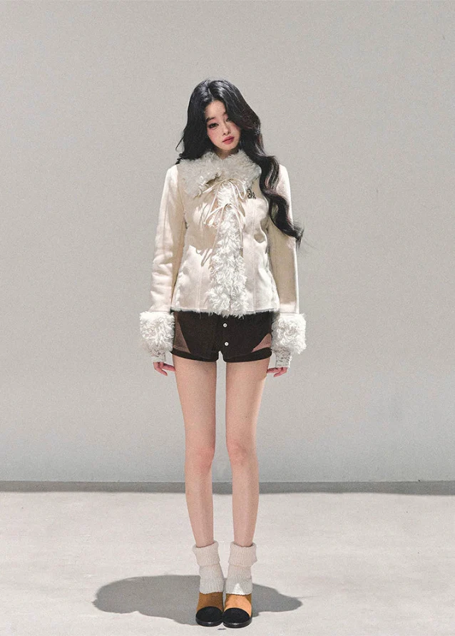 Winter Melt French Fur Jacket - Image 4