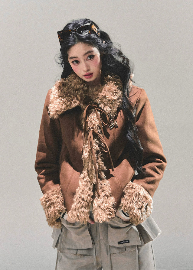 Winter Melt French Fur Jacket - Image 8