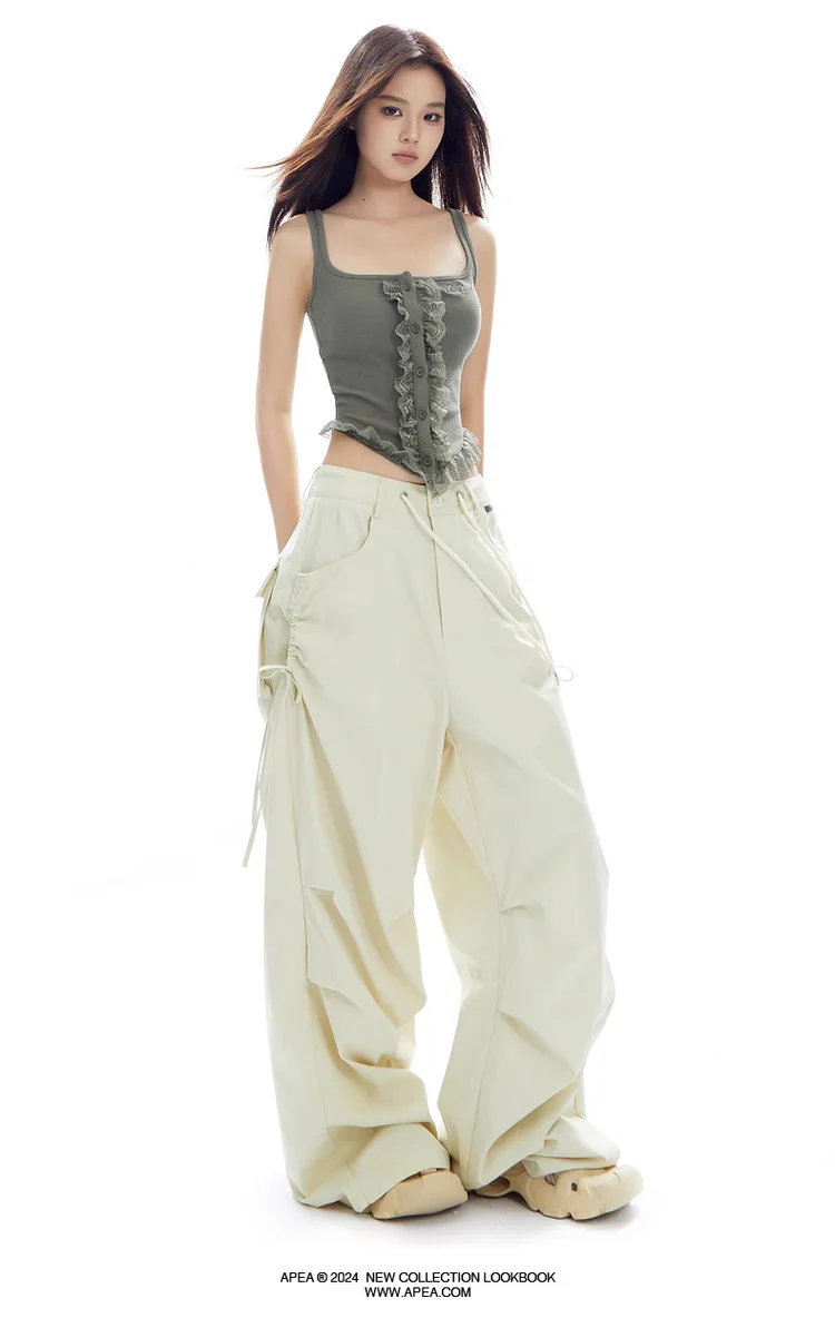 Urban style wide-leg overall - Image 10