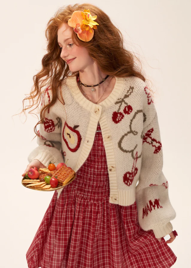 Apple Cherry Knit