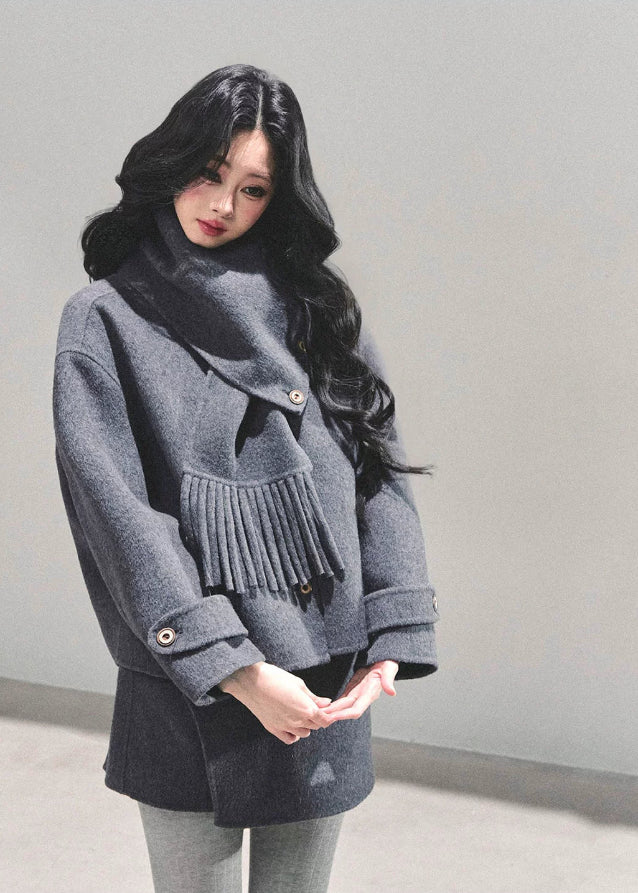Ashen Luxe Reversible Tweed Set - Image 3