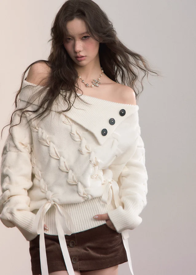 Asym Circuit Web Knit