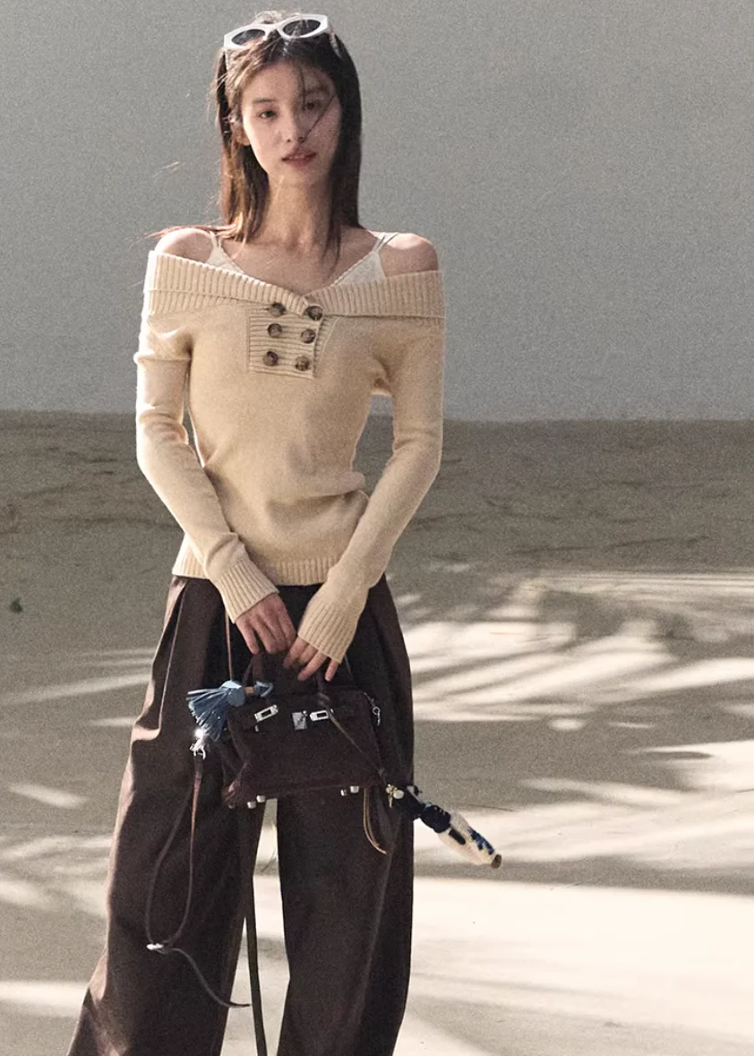 Asym Muse One-Shoulder Knit - Image 5