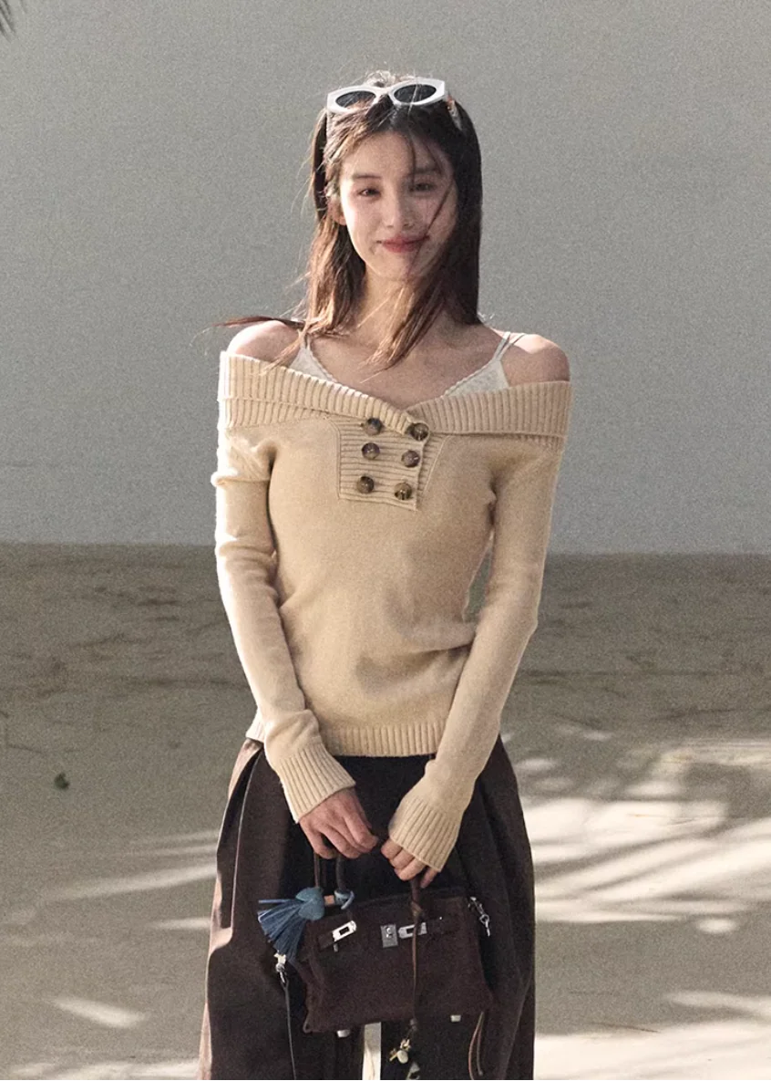 Asym Muse One-Shoulder Knit - Image 8