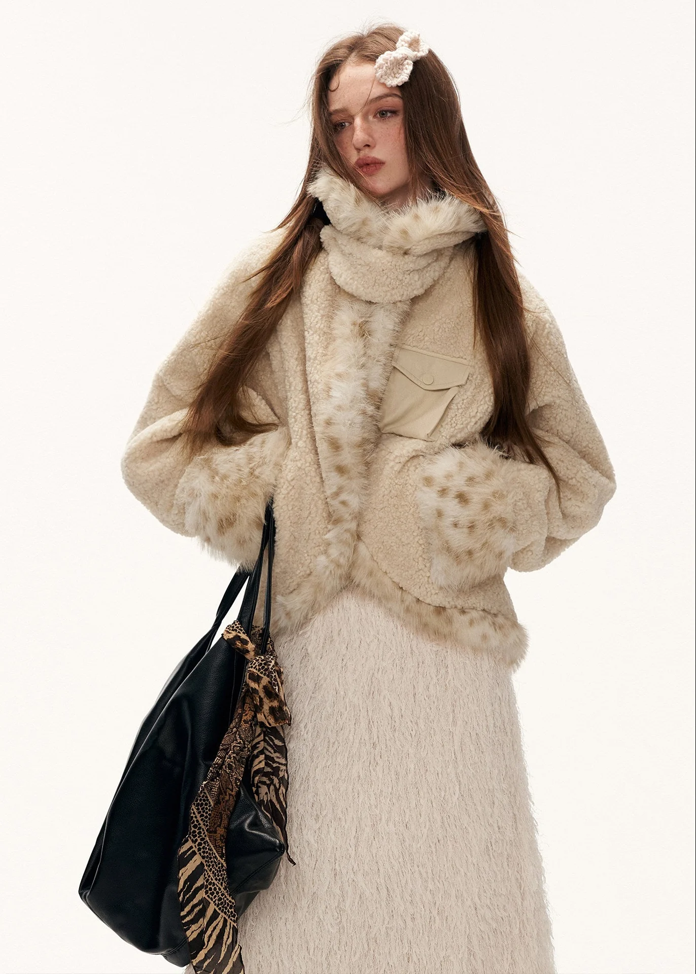 Batwing Lamb Fleece Jacket - Image 2
