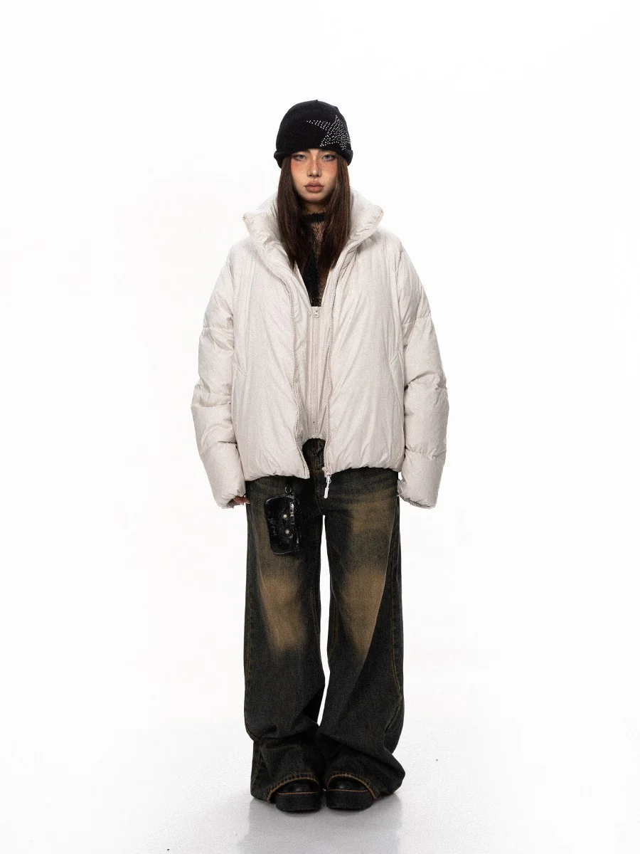 Double-front down Jacket - Image 4
