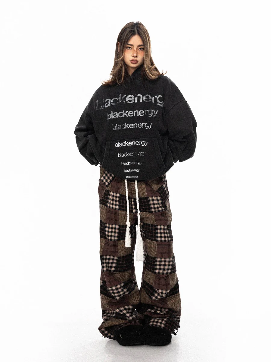 Washed color printed hoodie - Image 5