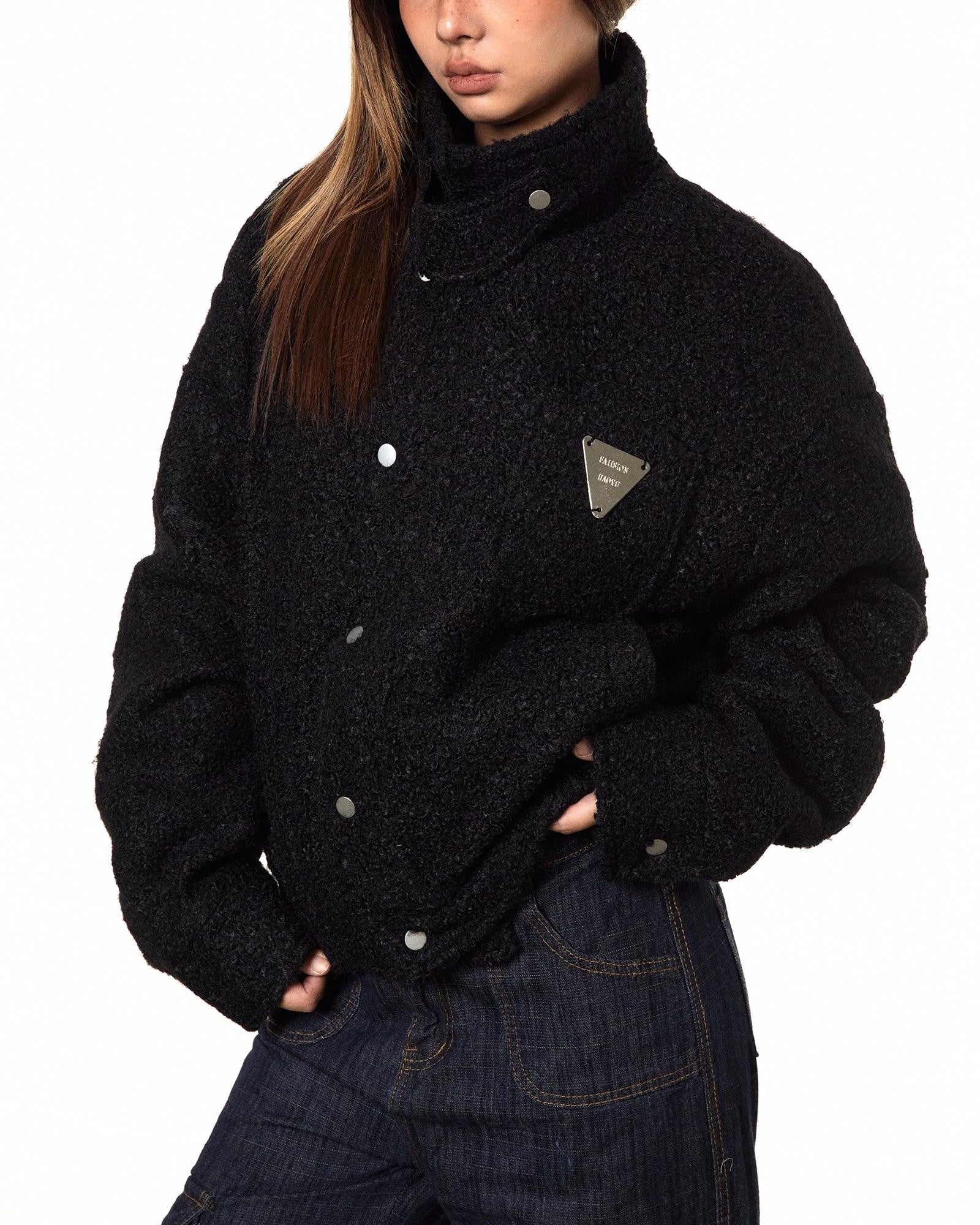 Wool cotton coat - Image 3