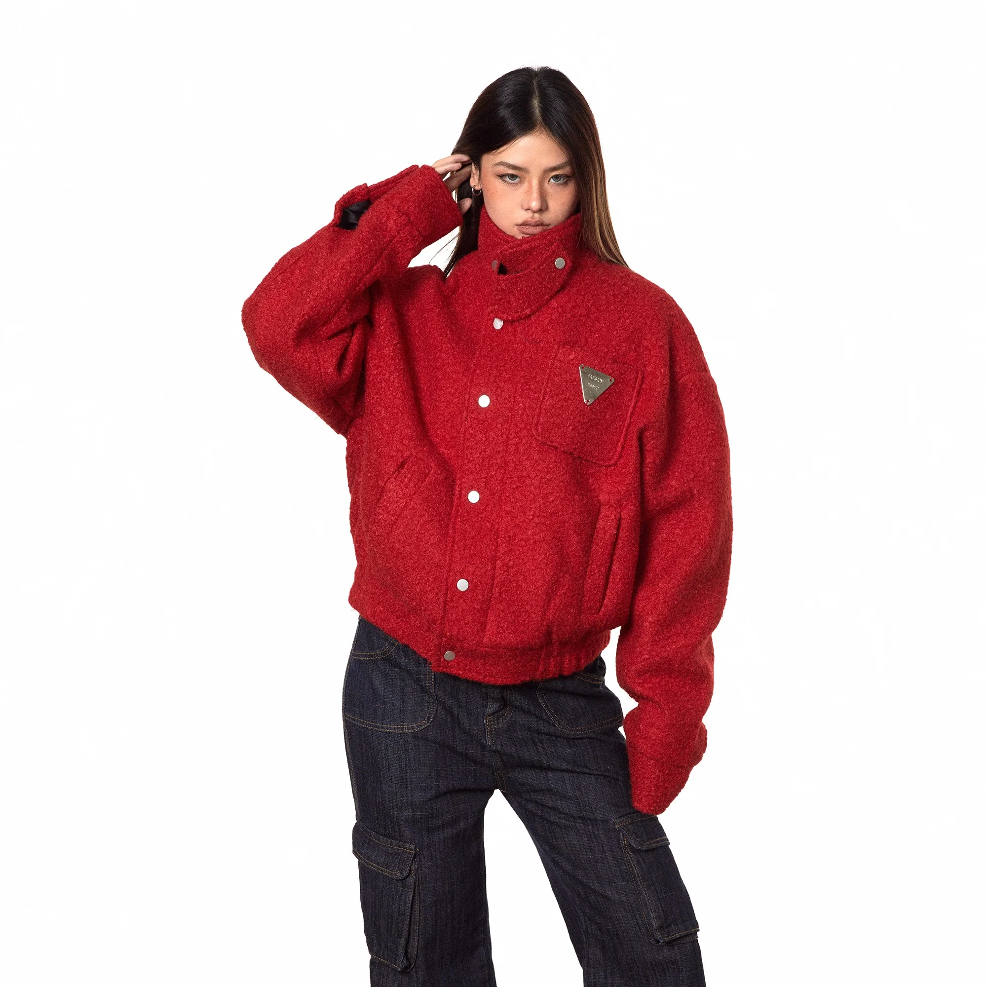 Wool cotton coat - Image 6
