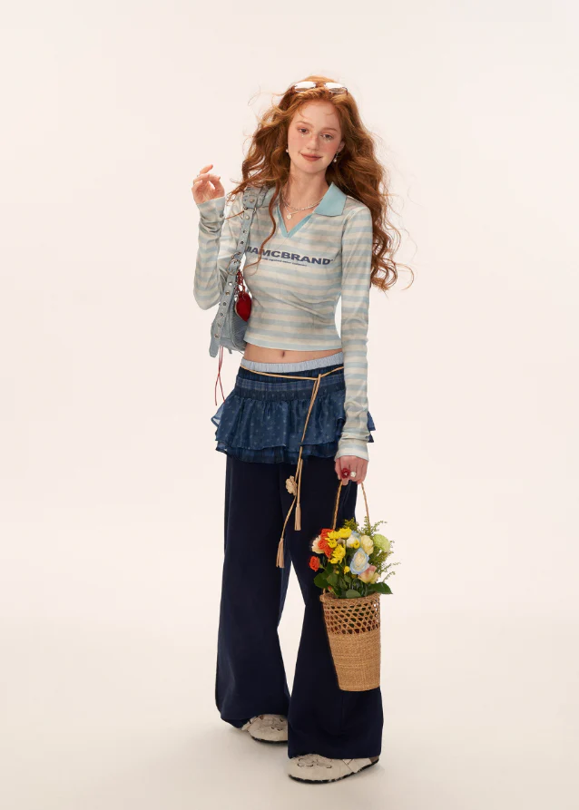 Blue Splice Trousers - Image 9