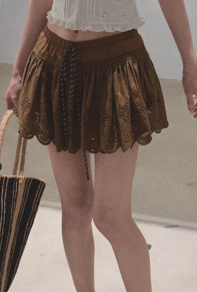 Boho Hollow Slim Skirt - Image 7