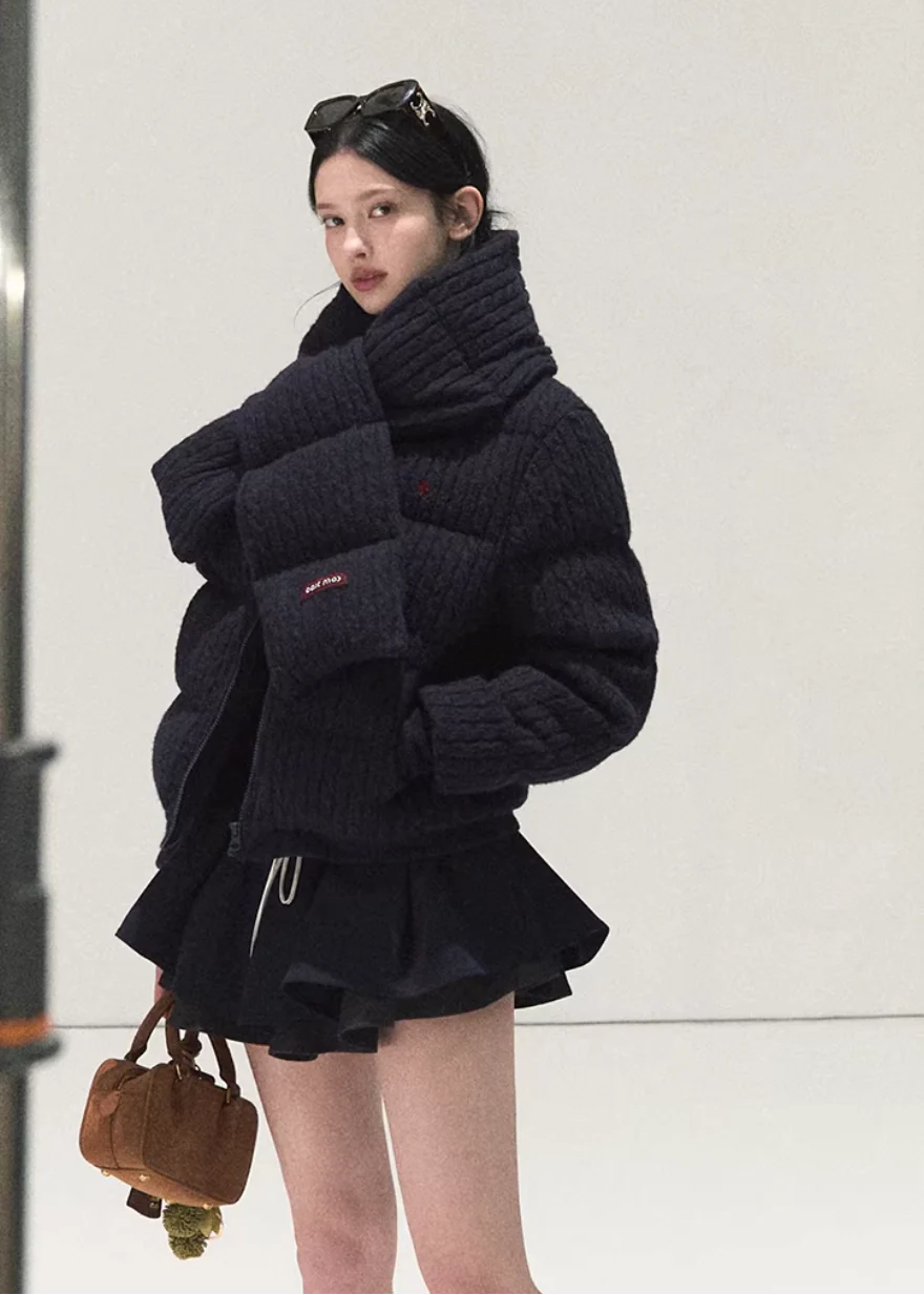 Cable Frost Down Coat - Image 8