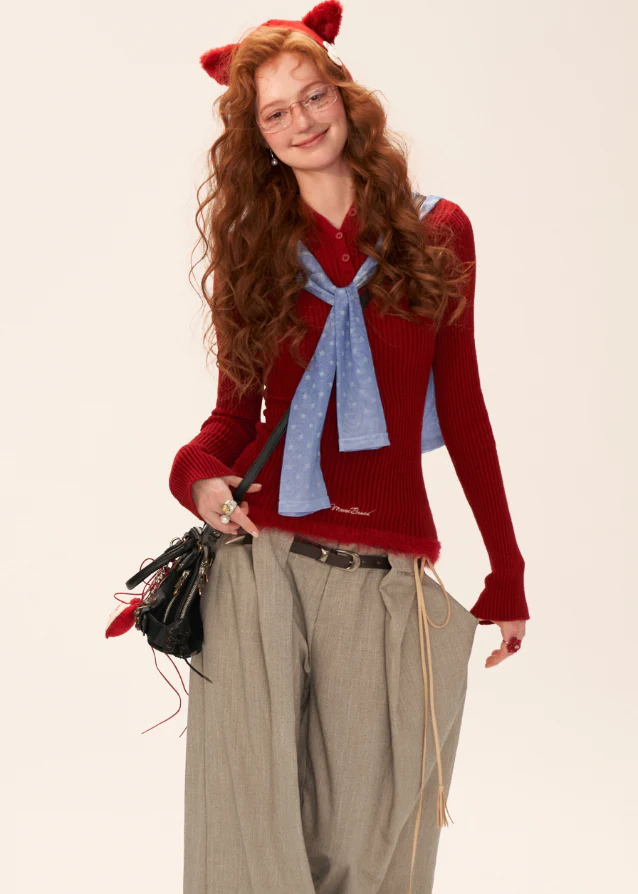 Cat Ear Hoodie Knit - Image 4