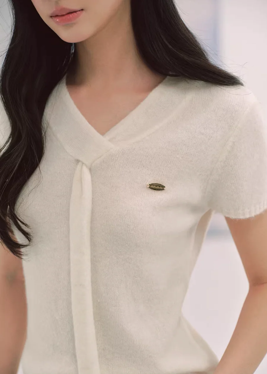 Ciel Ribbon Knit Top - Image 6