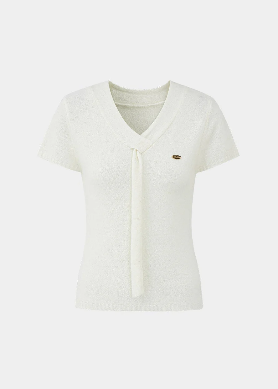 Ciel Ribbon Knit Top - Image 8