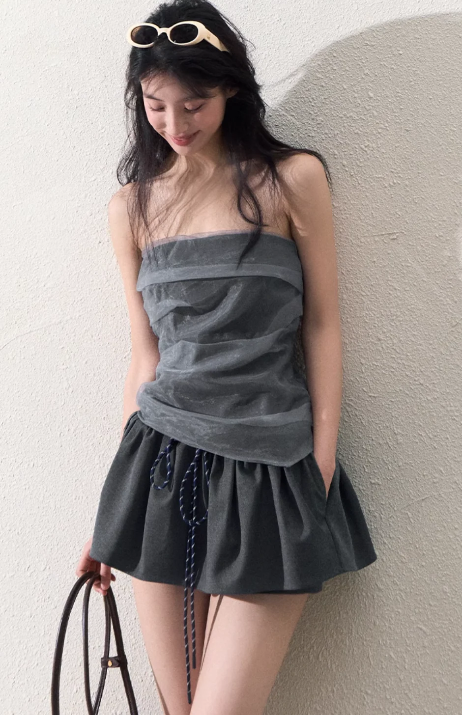 Tulle Top & Lace Pants Set - Image 14