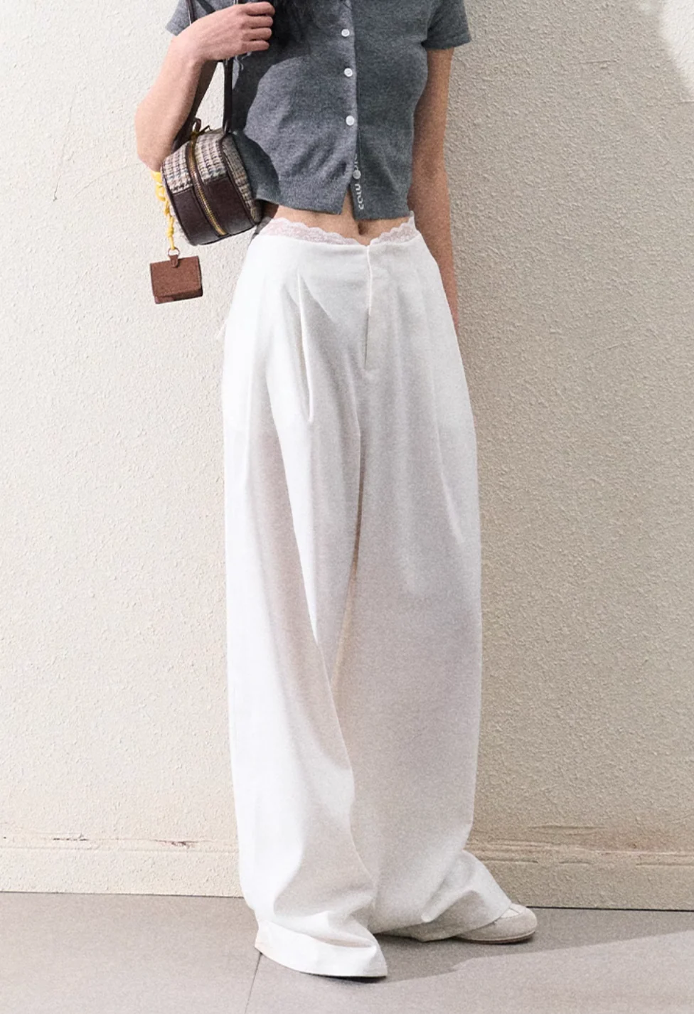 Tulle Top & Lace Pants Set - Image 5