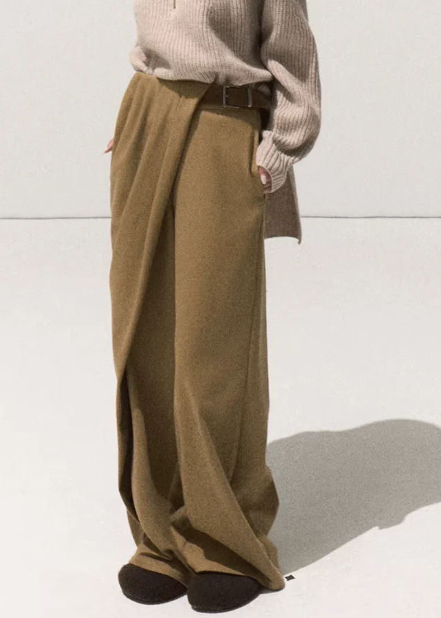 Clean Fold Relaxed Architecture Trousers - Image 4