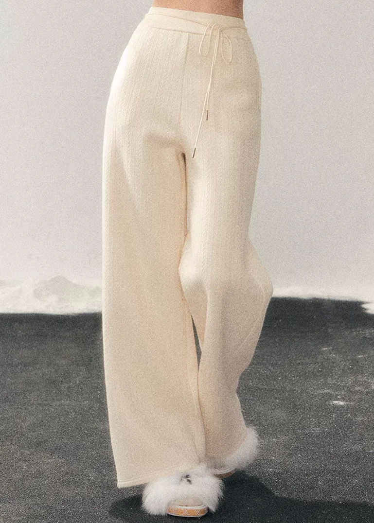 Cloud Drift Wide Knit Pants - Image 8