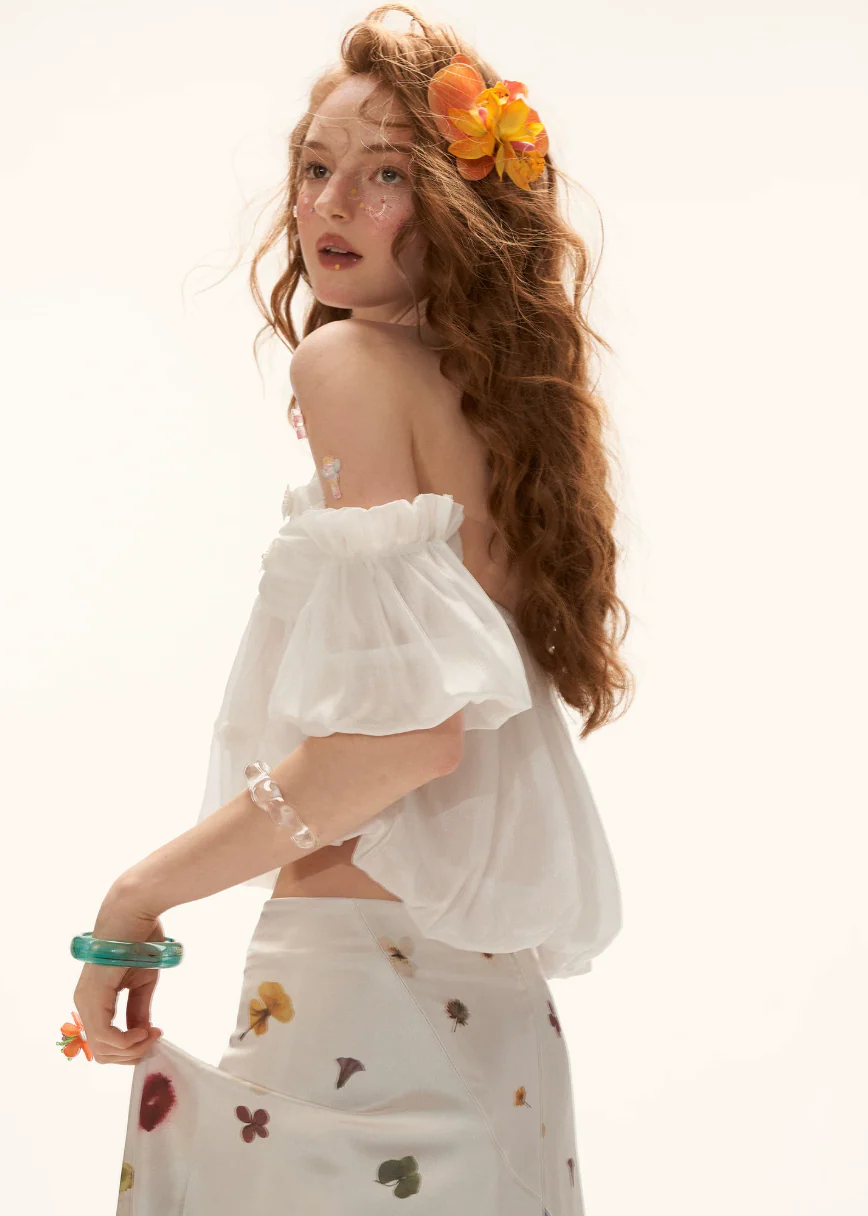 Cloud Puff Layered Camisole Top - Image 4