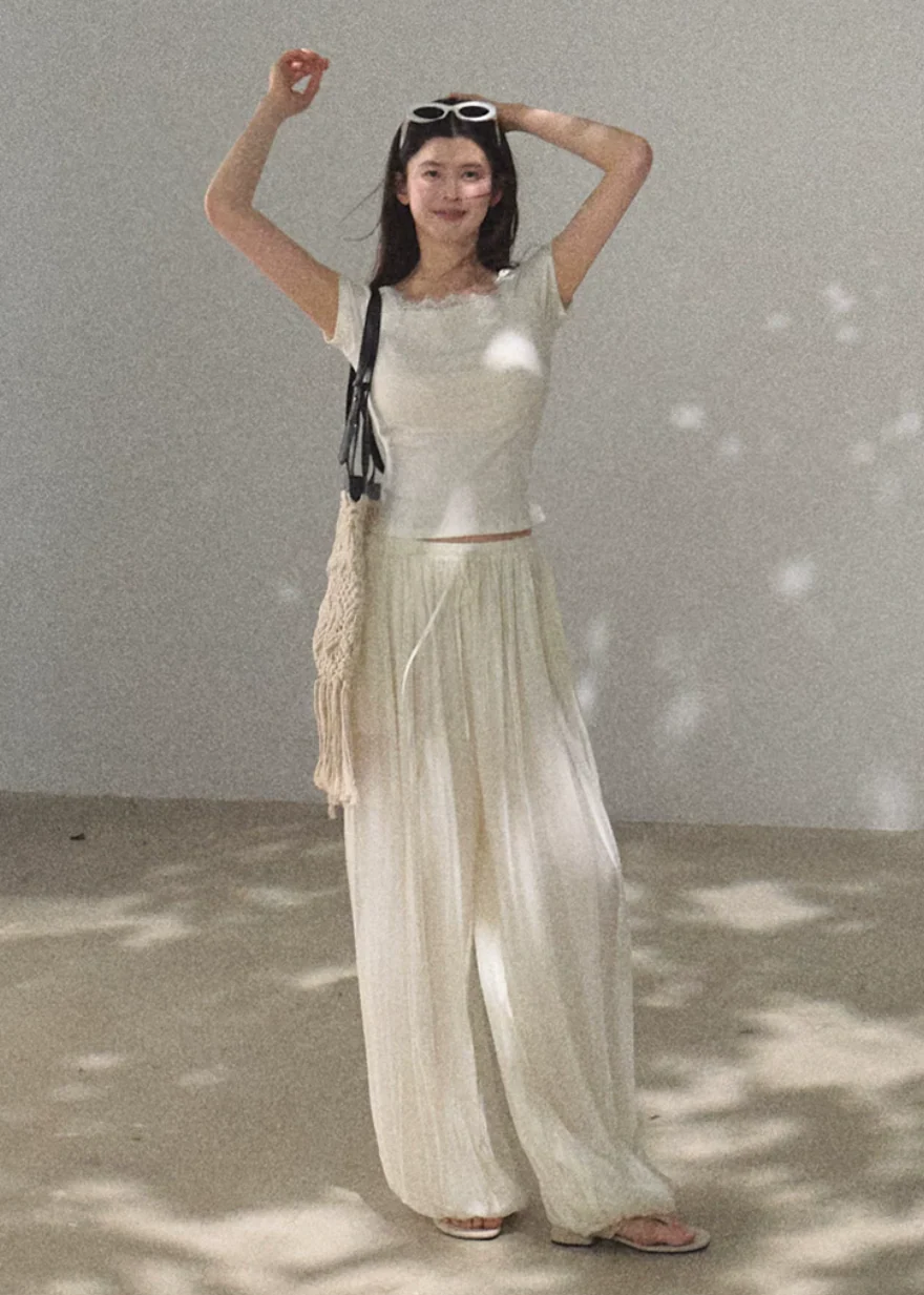 Cloud Silk Wide-Leg Pants - Image 3