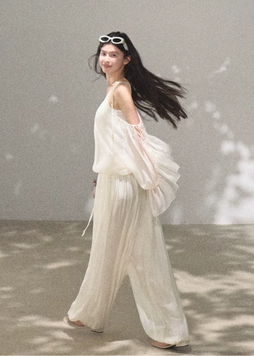 Cloud Silk Wide-Leg Pants - Image 4