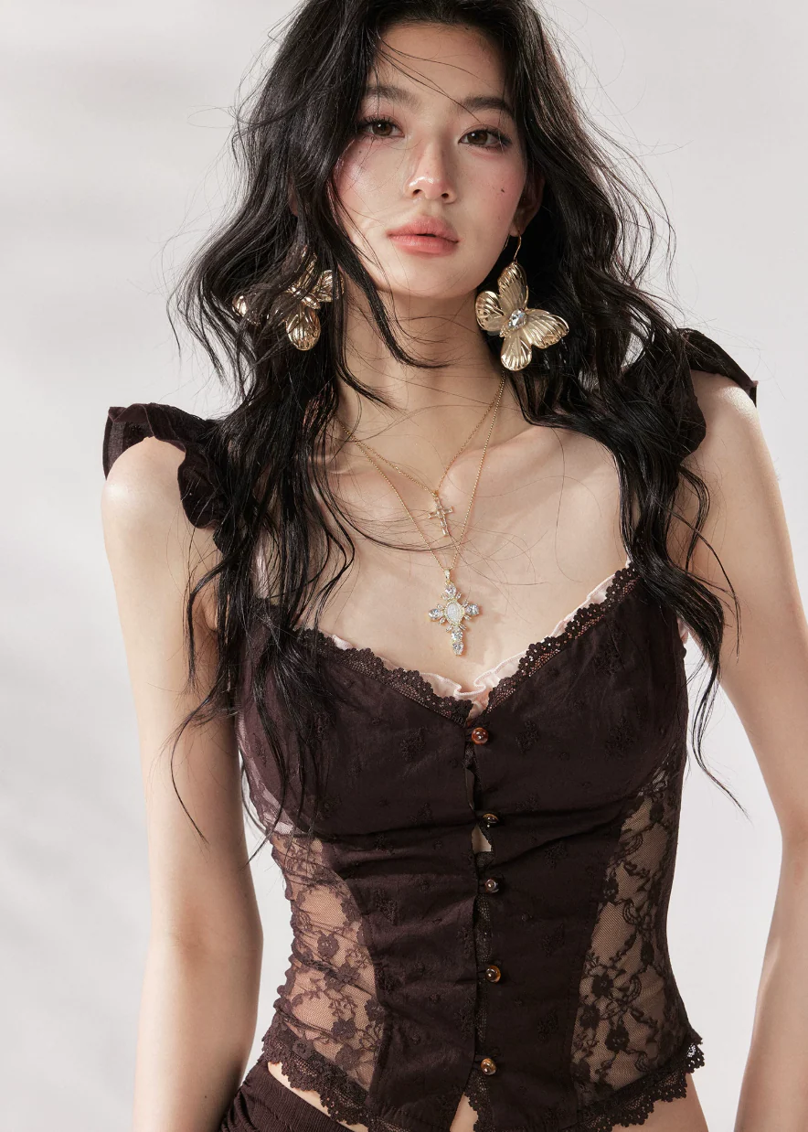Coco Muse Lace Three-Piece Set - Image 4