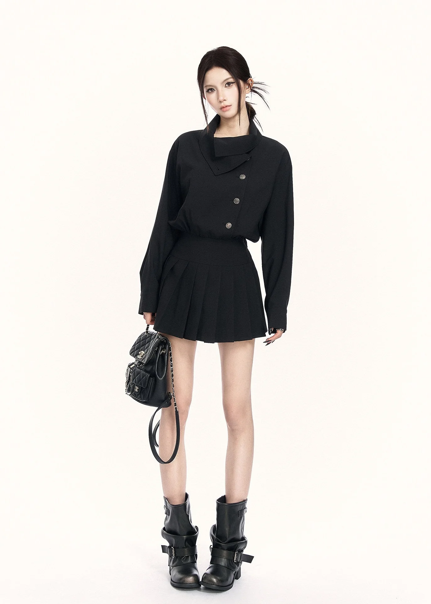 College Authority Pleated Dress - Image 11