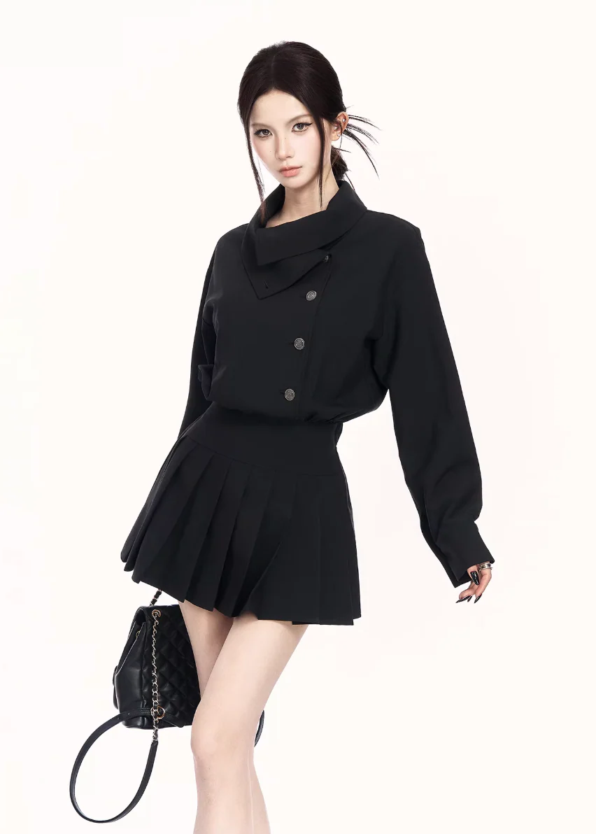 College Authority Pleated Dress - Image 2