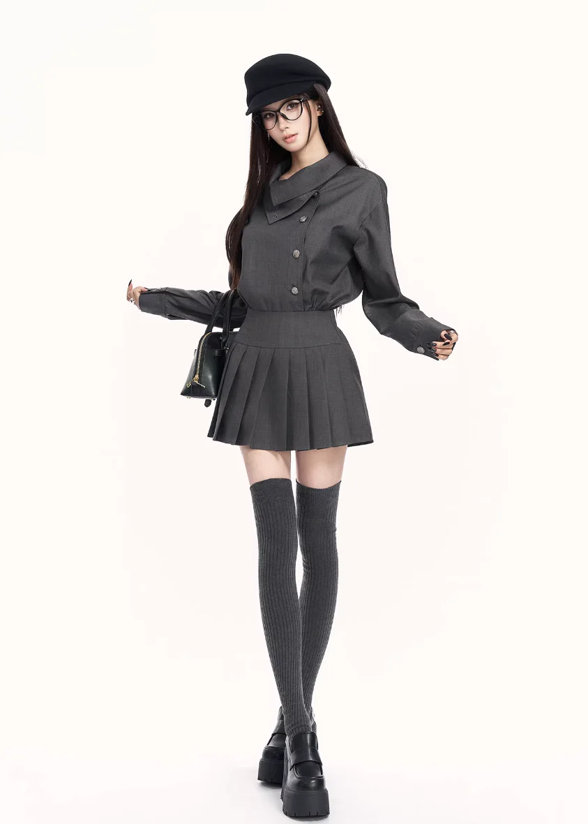 College Authority Pleated Dress - Image 5