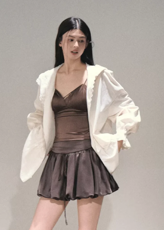 Morning Glow Satin Camisole - Image 7