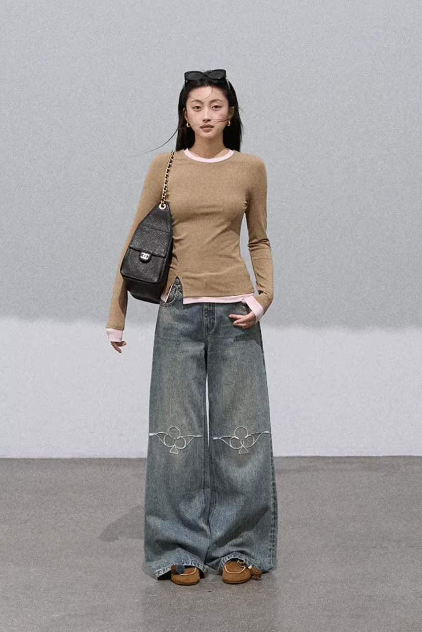 Contrast-Waist Knit Top - Image 6