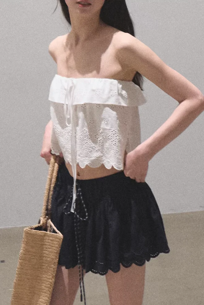 Cotton Hollow Knit Tank - Image 9