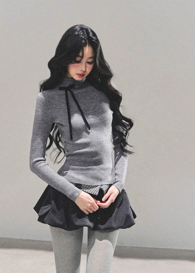 Cozy Sheen Slim Knit Semi Turtle - Image 12