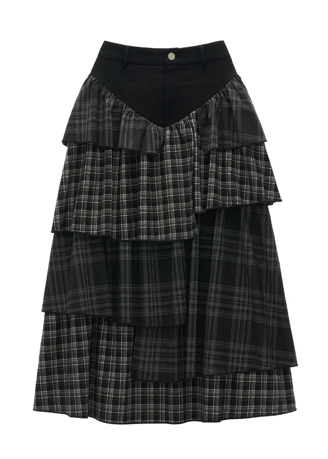 Denim x Plaid Maxi - Image 8