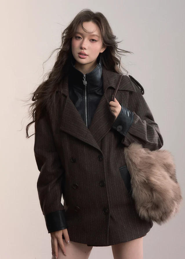 District Hybrid Contrast Coat