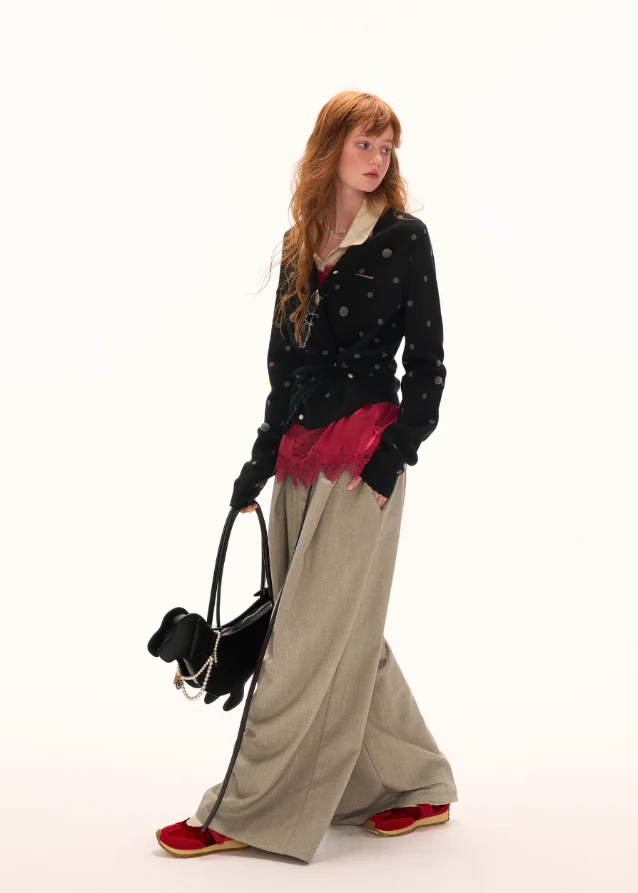 Dot Knit Cardigan - Image 6