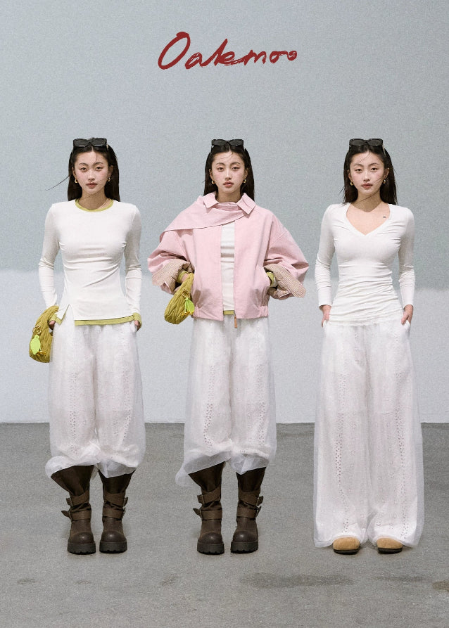 Double-Layer Cotton Trousers - Image 4