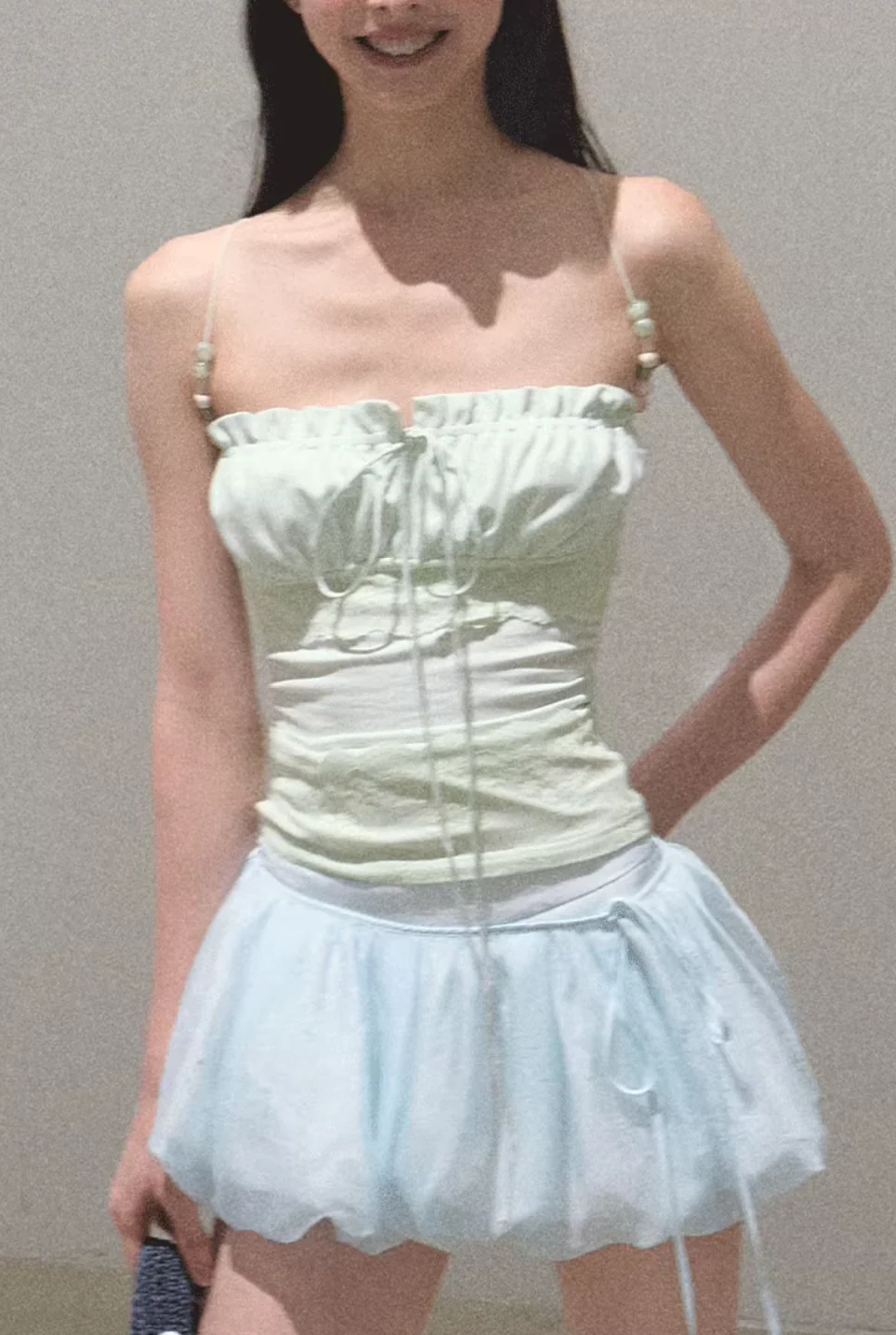Double-Layer Flower Hollow Skort - Image 10
