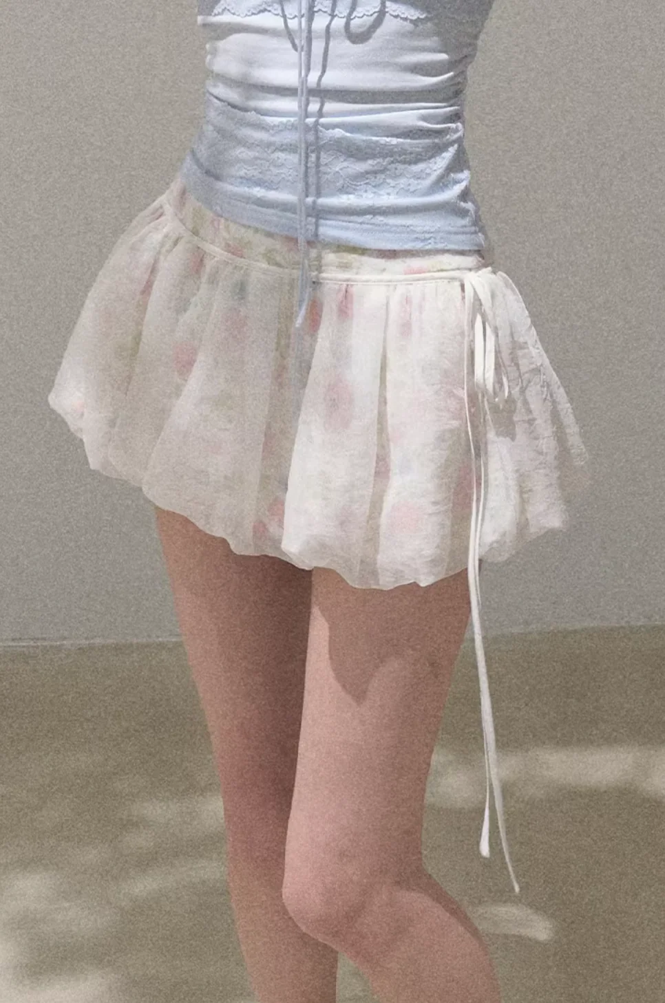 Double-Layer Flower Hollow Skort - Image 6