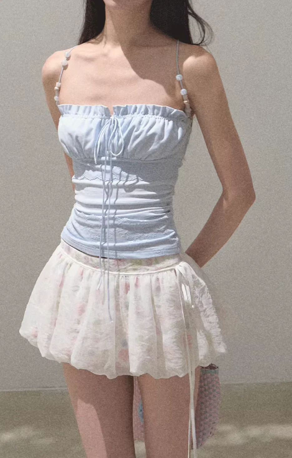 Double-Layer Flower Hollow Skort - Image 7