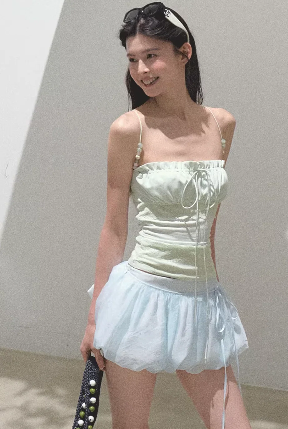 Double-Layer Flower Hollow Skort - Image 8