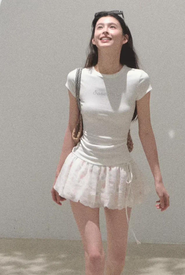 Double-Layer Flower Skort - Image 11
