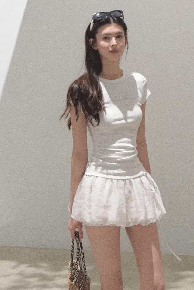 Double-Layer Flower Skort - Image 12
